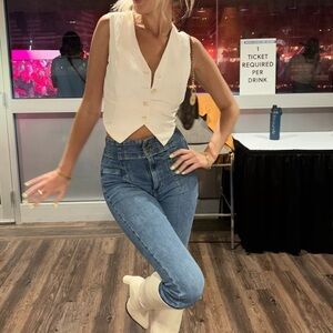 FREE PEOPLE Jayde Jeans in Sunburst Blue 28